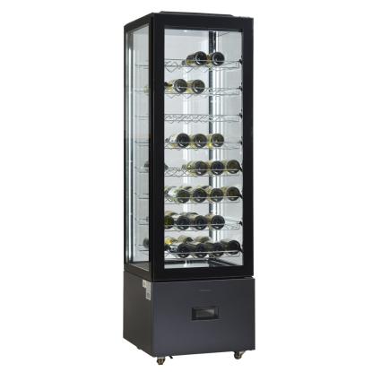 Scandomestic DC402BB displaykøleskab, 250 liter