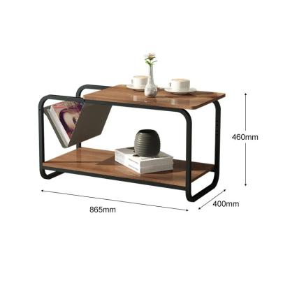 Sidebord med avisholder, 86,5 x 40 x 46 cm