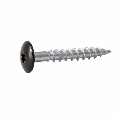 Facadeskrue A4, sort, 4,8 x 28 mm - 100 stk.