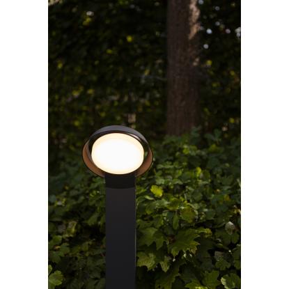 LUTEC POLO udendørs LED bedlampe, 1 lyskilde, H65, IP54, mørk grå