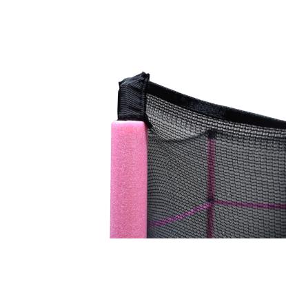 Viking Sports trampolin med sikkerhedsnet, lyserød, Ø140 cm