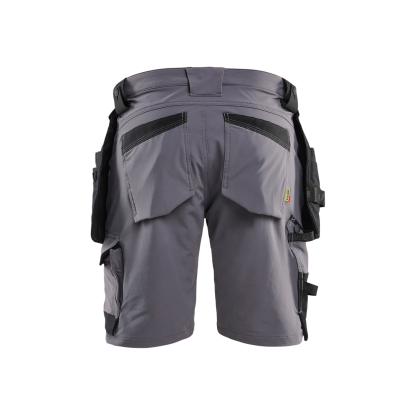 Blåkläder 1702 håndværker shorts 4-vejs stretch, mellemgrå/sort