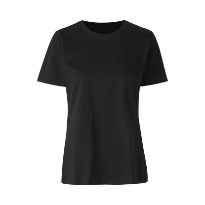 ID 0553 T-shirt, økologisk, dame, sort
