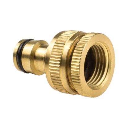 Cellfast kobling med hun-gevind, messing, 1/2"-3/4"