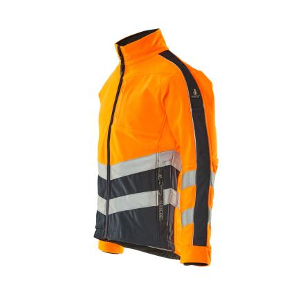 MASCOT SAFE SUPREME Sheffield fleecejakke, hi-vis orange/mørk marine