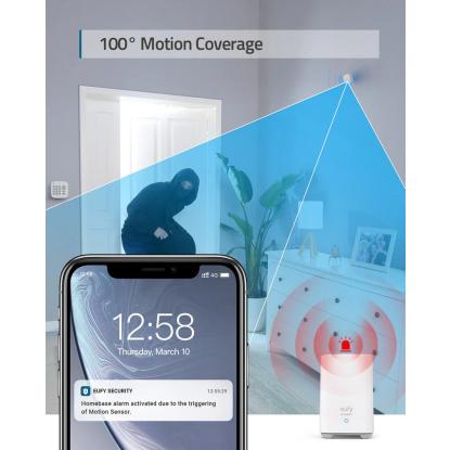 eufy alarmsystem, hvid - 5 dele