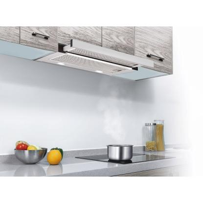 Thermex Classic SL66 skabsintegreret emhætte, hvid/stål, 60 cm