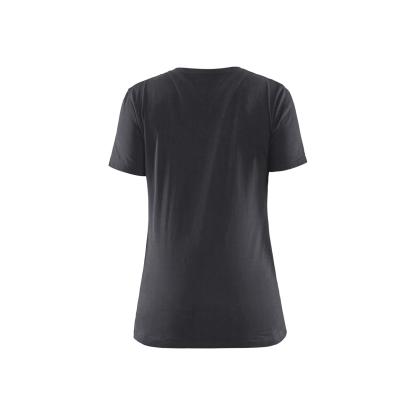 Blåkläder 3479 dame t-shirt, mellemgrå/sort