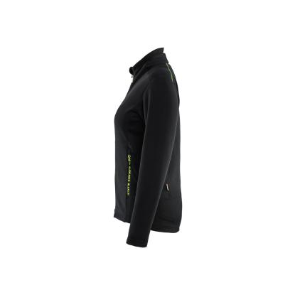 Blåkläder 4766 dame microfleece jakke, sort/hi-vis gul