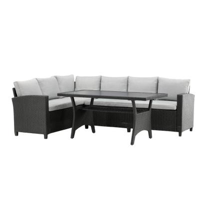 Venture Design Brentwood hjørnesofasæt, sort