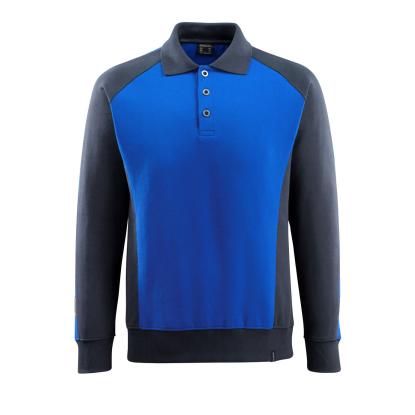 MASCOT UNIQUE Magdeburg polosweatshirt, kobolt/mørk marine