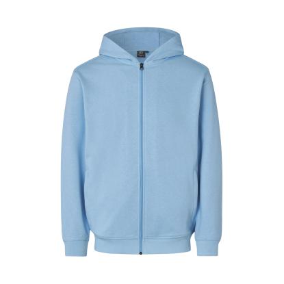 ID PRO Wear CARE 0388 hættetrøje med lynlås, lys blå