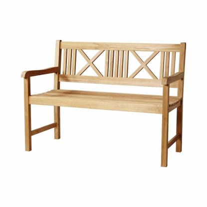 Cinas Rosenborg havebænk, teak, 59 x 120 cm
