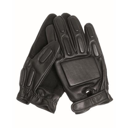 Mil-Tec Combat læderhandsker, sort