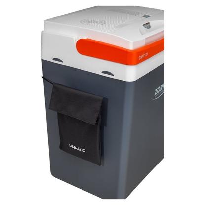 ZORN elektrisk køleboks, 12/230V, USB tilslutning, 30 liter