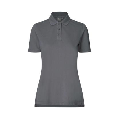 ID Ease 0557 poloshirt, lyocell, dame, silver grey
