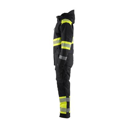 Blåkläder 6720 high vis vinter kedeldragt, sort/hi-vis gul