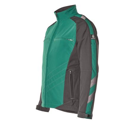 MASCOT UNIQUE Dresden softshell jakke, grøn/sort