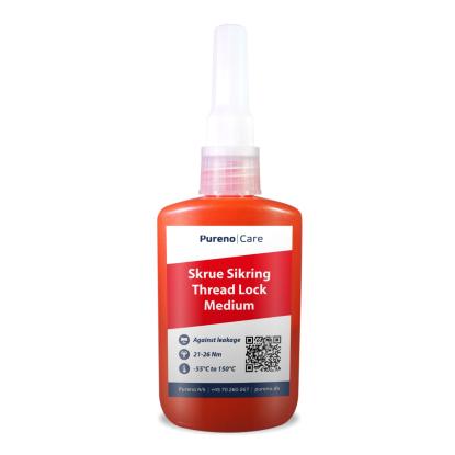 Pureno Skruesikring Medium, 50 ml, 21-26 Nm