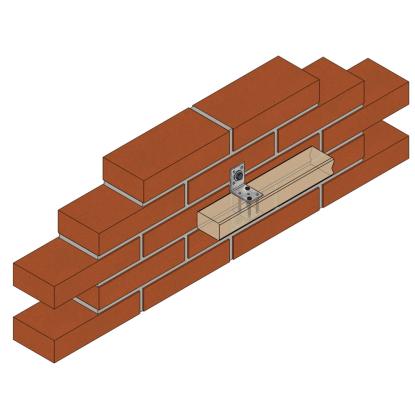 SIMA vinkelbeslag S35, rustfri A2 - 50 x 50 x 2,0 x 35 mm
