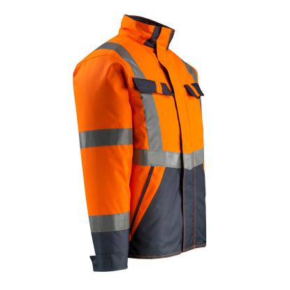 MASCOT SAFE LIGHT Penrith vinterjakke, hi-vis orange/mørk marine