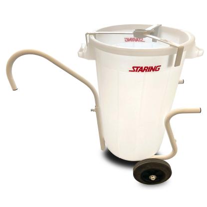 STARING STB blandevogn inkl. spand og bøjle til rørværk - 75 liter
