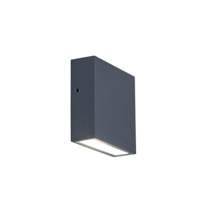 LUTEC GEMINI XF udendørs LED væglampe, down, 1 lyskilde, H11 cm, IP54, mørk grå