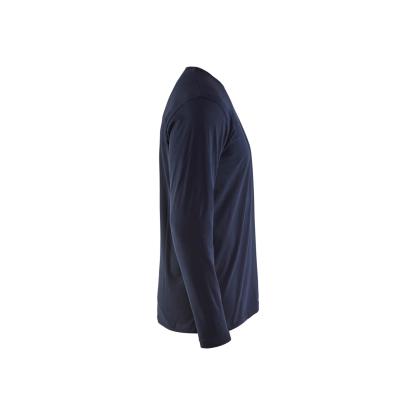 Blåkläder 3500 t-shirt lang ærme, mørk marineblå