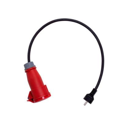 Blaupunkt Adap2 ladekabel, 3-faset, IP44, rød CEE/Schuko-adapter