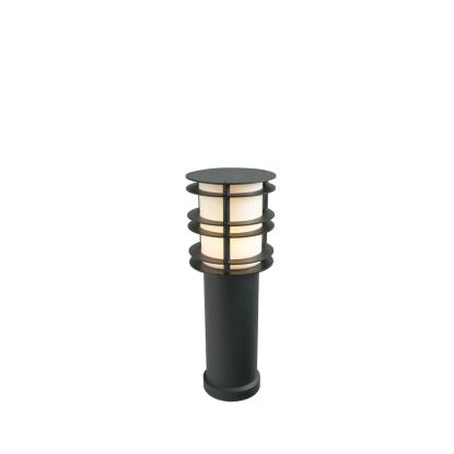 Norlys Stockholm LED pullert, mellem, IP65, sort/opal