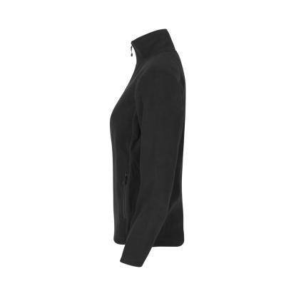 ID 0805 cardigan, mikrofleece, dame, sort