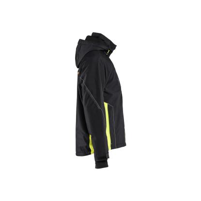 Blåkläder 4890 letforet vinter jakke, sort/hi-vis gul