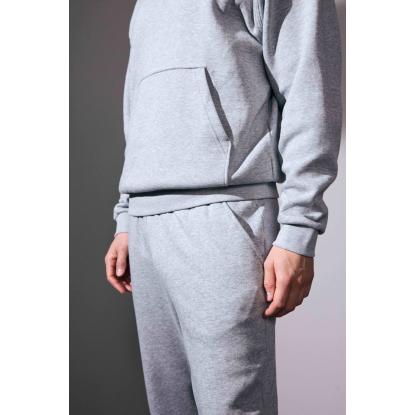 ID 0661 klassiske sweatpants, unisex, grå melange