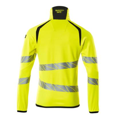 MASCOT ACCELERATE SAFE fleecetrøje med lynlås, hi-vis gul/sort
