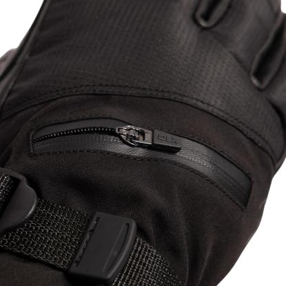 DLX EDONIA læder vandtætte skihandsker, unisex, sort