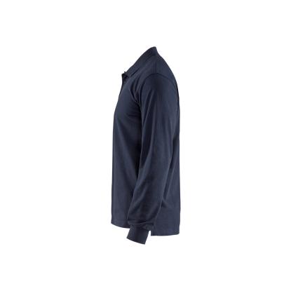 Blåkläder 3388 poloshirt lang ærme, mørk marineblå