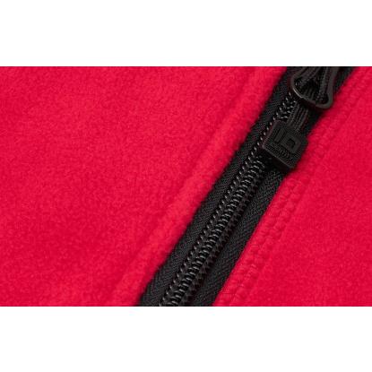 ID 0805 cardigan, mikrofleece, dame, rød