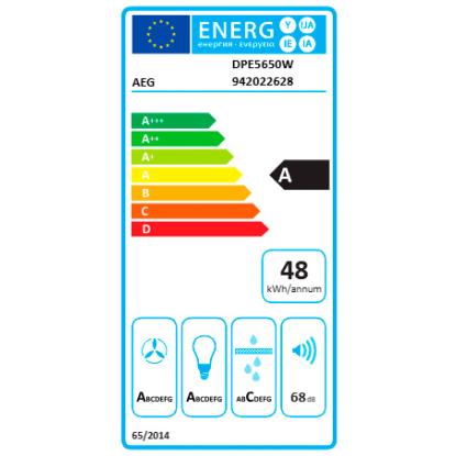 AEG DPE5650W skabsintegreret emhætte, hvid, 60 cm