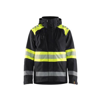 Blåkläder 4420 high vis skaljakke, sort/hi-vis gul