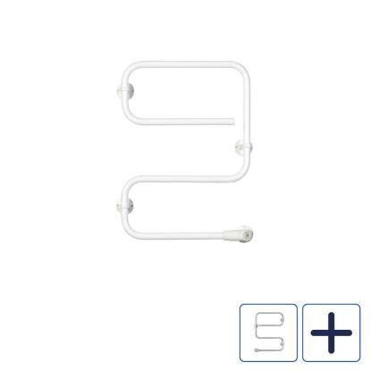 Pax TR65 håndklædetørrer med ledning og stik