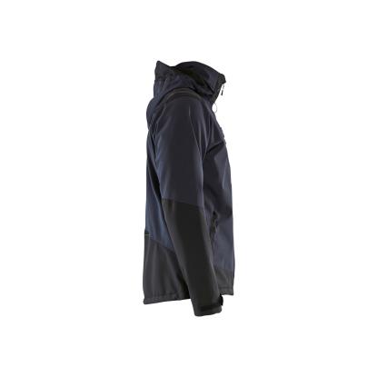 Blåkläder 4749 softshell jakke, mørk marineblå/sort
