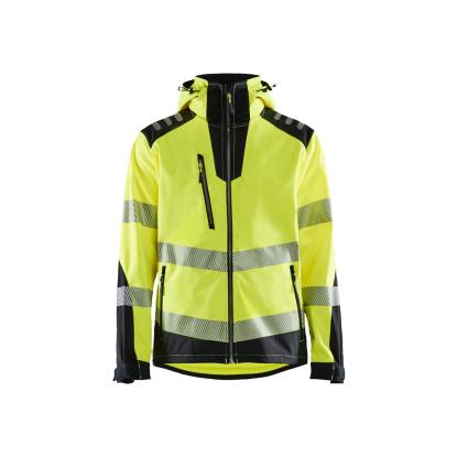 Blåkläder 4491 high vis softshelljakke, hi-vis gul/sort