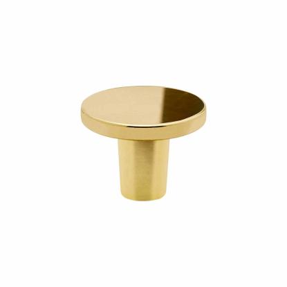 Beslag Design Dalby knop, Ø25 mm, poleret messing