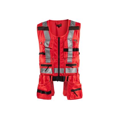 Blåkläder 3032 high vis håndværker vest, hi-vis rød