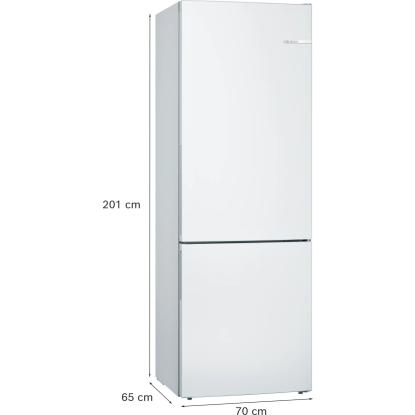 Bosch KGE49AWCA fritstående kølefryseskab, 302 + 117 liter