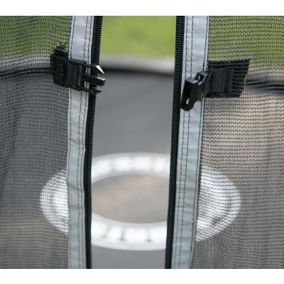 TP Toys trampolin med sikkerhedsnet, sort, Ø244 cm