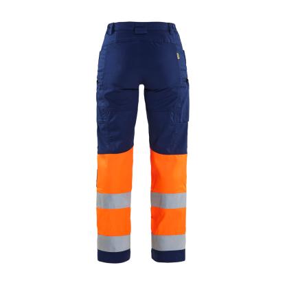 Blåkläder 7161 dame high vis buks med stretch, marineblå/hi-vis orange