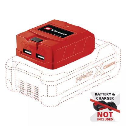 Einhell TE-CP 18 V Li USB powerbank med 2 indgange, uden batteri Einhell TE-CP 18 V Li USB powerbank med 2 indgange, uden batteri