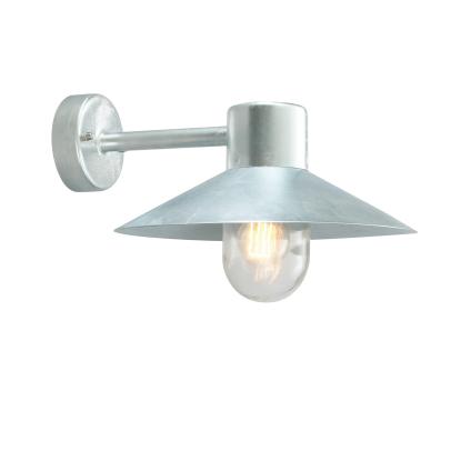 Norlys Lund udendørs væglampe, E27, IP55, galvaniseret