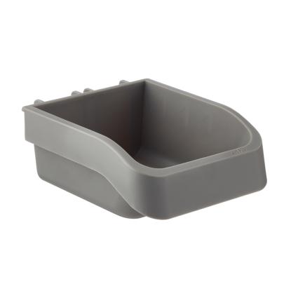 Garage+ opbevaringsboks til opbevaringstavle, lav, mat grå
